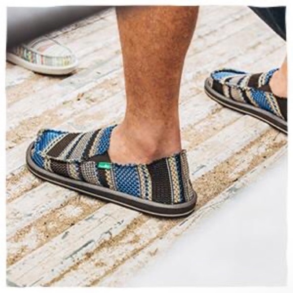 NWT Sanuk knit sidewalker surfer loafers size 8 - Picture 4 of 4